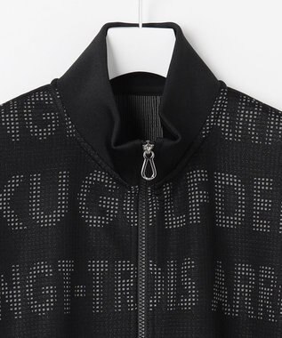 23区GOLF 【MEN】ロゴジャガードトラックジャケット ブラック系5