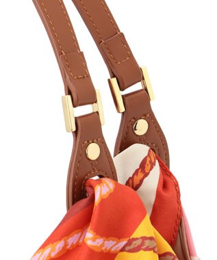 23区 【Oggi3月号掲載】スカーフ バッグ オレンジプリント