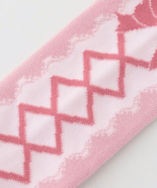 ANY KIDS ハイソックス（レースアップ風） ピンク