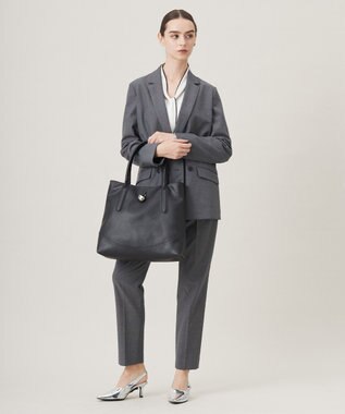 ICB 【A4サイズ収納可】モチーフトートバッグ ブラック系