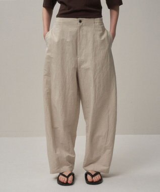 ATON CRISPY LINEN | イージーパンツ
