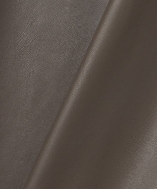 J.PRESS LADIES 【WEB限定・洗える】BARTOLOZZI ポリエステルレザーII スカート ブラウン系