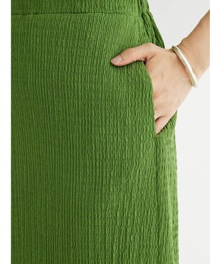 Green Parks ふくれＪＱ　Ｉラインスカート Green