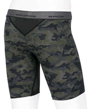 WACOAL MEN 【クロスウォーカー】 はいて歩いてカロリー消費アップをめざそう！ ムレ軽減設計 ロング丈 前開き GX6006 /ブロス バイ ワコールメン カカオ