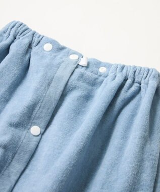 OP／FILA 【FILA】ブランドロゴ綿ガーゼ巻きタオル サックス