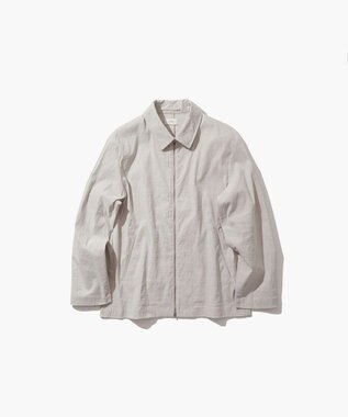 ATON STRETCH NYLON LINEN | ジップアップジャケット - UNISEX RAW LINEN
