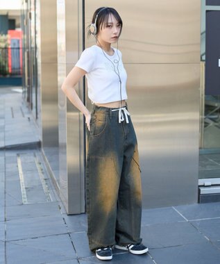 WEGO ラインストーンチビリブT ホワイト