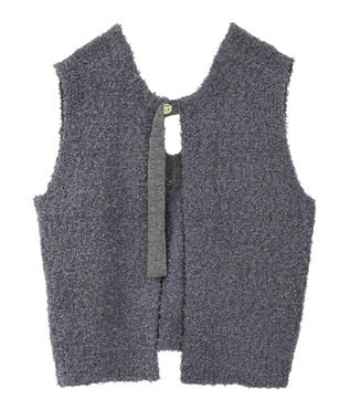 AMERICAN HOLIC テープヤーンバックシャンベスト Charcoal Gray