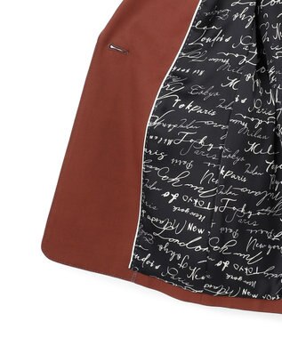 ICB 【30th ANNIVERSARY】ヴィスコースウールツイル ピークドラペルジャケット マホガニー系