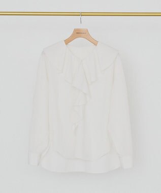 AMERICAN HOLIC 【イージーケア】ラッフルブラウス Ivory