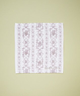 Maison de FLEUR トワルドジュイ調プリントタオルハンカチ Grayish Pink