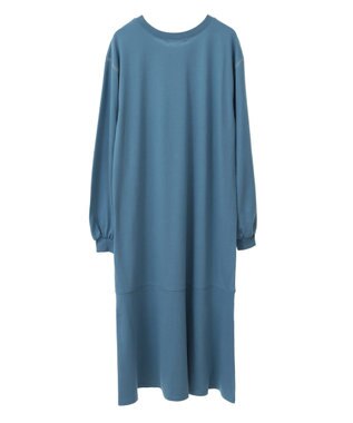 Green Parks ＳＥＴ２点ベスト＋配色ステッチワンピース Light Blue