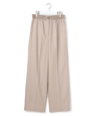 ICB ウォッシャブルライトウール ストレートパンツ クレイカーキ