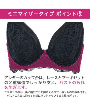 BRADELIS New York 【BRADELIS New York】　レーシィミニマイザーブラ24S1 ネイビー