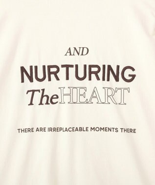 AMERICAN HOLIC NURTURING 刺繍ロゴロンT Ivory