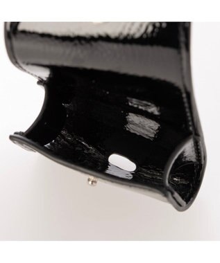 UNBILLION カシュカシュ cachecache / エナメル調中型ボストン ブラック