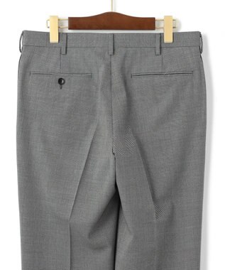 J.PRESS MEN 【ストレッチ / ウォッシャブル可】パワーストレッチウール バーズアイ スラックス ライトグレー系