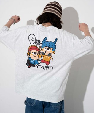 WEGO 【ユニセックス着用ITEM/MLサイズ展開】別注PIRAKOグラフィックT（S） グレー