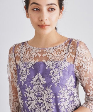 GRACE CONTINENTAL 【オンライン限定ドレス】Gigi ラベンダー