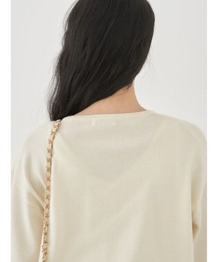 earth music&ecology ＵＶカット加工　ベーシックカーディガン Off White