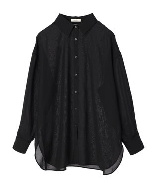 earth music&ecology シアーボーイズライクシャツ Off White