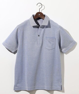 JOSEPH ABBOUD 【愛されて20年！オーガニックコットン使用】ダディ ポロシャツ ダルブルー系