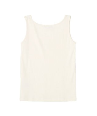 Green Parks 機能付テレコリブタンクトップ Ecru