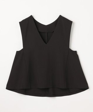 ANY 【2SET】ハンサムジレ×ワイドパンツセット ブラック