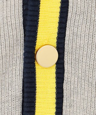 J.PRESS YORK STREET 【UNISEX】コットンベーシック カーディガン ライトグレー系