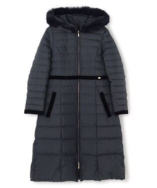 TOCCA 【消臭】HEART SHOT ロングダウンコート ネイビー系