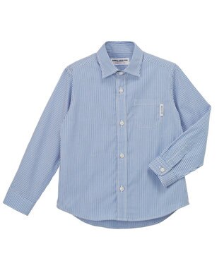 MIKI HOUSE HOT BISCUITS 【110-130cm】ブロード素材の長袖シャツ