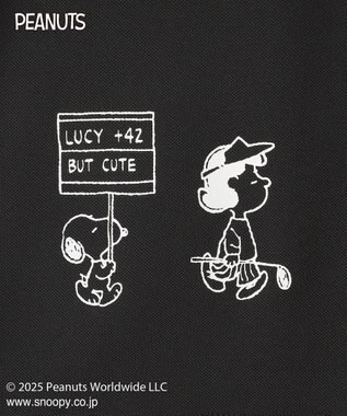 23区GOLF 【WOMEN】『PEANUTS』コラボプリントポロ ブラック系