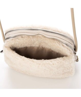 UNBILLION カシュカシュ cachecache / フェイクボアミニショルダー アイボリー