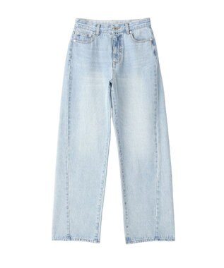 YECCA VECCA ORGABITS切替ストレートデニム Light Indigo