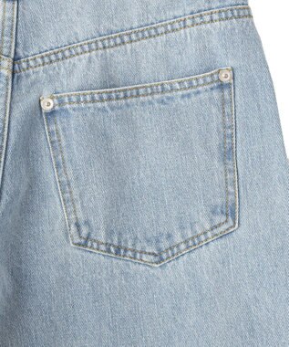 YECCA VECCA ORGABITS切替ストレートデニム Light Indigo