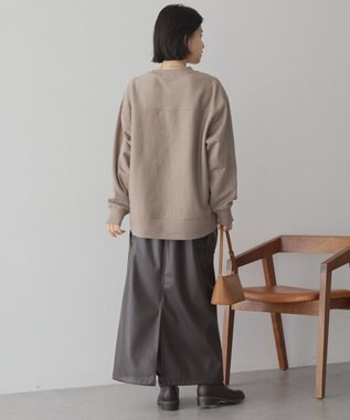 AMERICAN HOLIC FREMONT ロゴスウェットプルオーバー Gray Beige