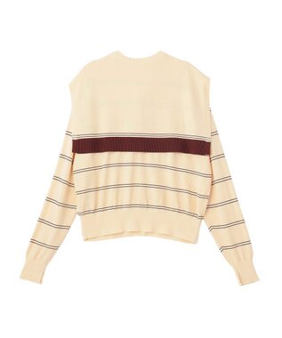 CRAFT STANDARD BOUTIQUE ニットストール+プルオーバー Border