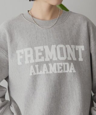 AMERICAN HOLIC FREMONT ロゴスウェットプルオーバー Light Gray Mixture