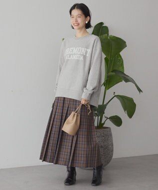 AMERICAN HOLIC FREMONT ロゴスウェットプルオーバー Light Gray Mixture