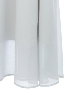 earth music&ecology シャイニーアシンメトリーギャザースカート Light Gray