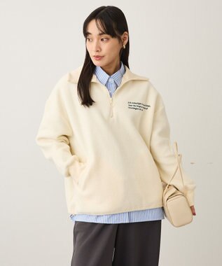 CRAFT STANDARD BOUTIQUE 起毛ハーフジッププルオーバー Ivory