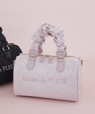 Maison de FLEUR レース2Wayボストンバッグ