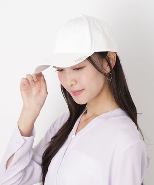 MOONBAT FURLA(フルラ) ロゴ刺繍キャップ UV対策/手洗い可能/抗菌防臭加工