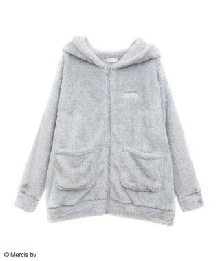 Green Parks Ｍｉｆｆｙ／ふわふわワンマイルＺＩＰパーカー Charcoal Gray