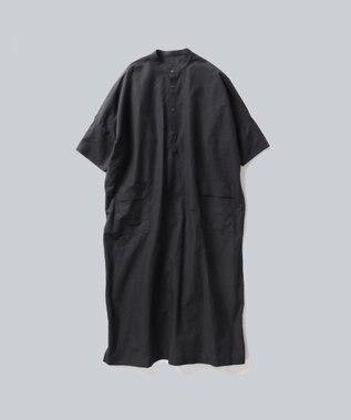 WHITE MAILS 【Kanocoコラボ】ビッグシルエット ワンピース＜洗える・抗菌・消臭・速乾・UVケア＞ クロ