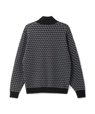 ZERO HALLIBURTON モノグラム ハーフジップニット ZHG-M5A4b 85114 ブラック