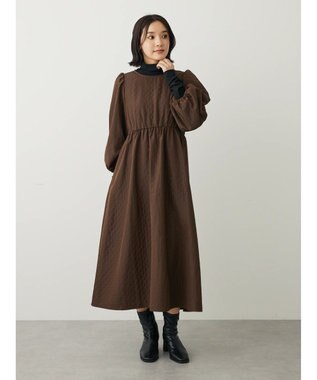 Green Parks ・ＳＵＧＡＲ　ＳＰＯＯＮ　バックオープンワンピース Brown