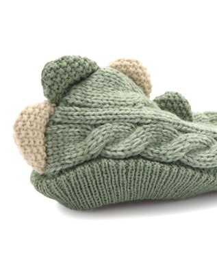 PET PARADISE ペットパラダイス ニット 帽子 《恐竜》 中型犬 大型犬 グリーン