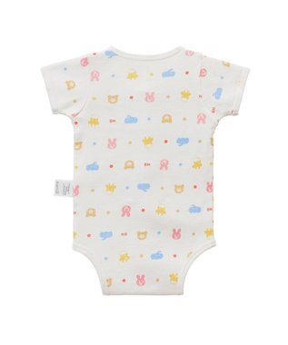 MIKI HOUSE HOT BISCUITS 【60-70cm】 半袖ボディシャツ(前開き) ブルー