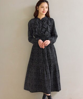 Feroux ウエストシャーリングラッフル ワンピース